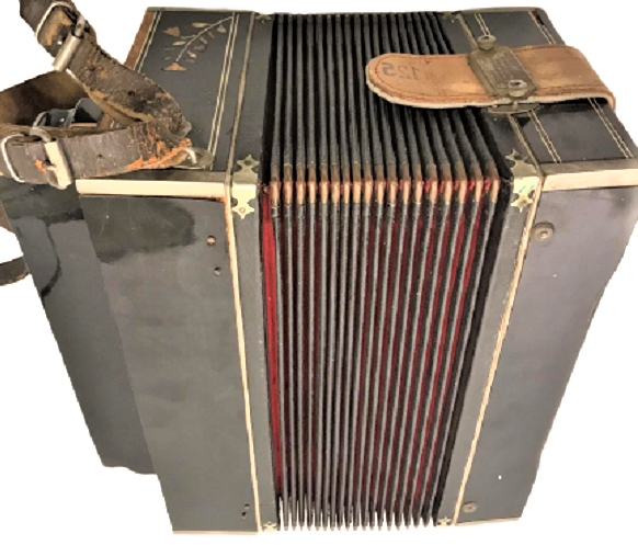 TAMAMEN EL İŞCİLİKLİ SEDEF KARMA MARKUTERİ VE TESTERE SÜSLEMELİ  CERKEZ AKORDİYON KÖRÜKLER DERİ 