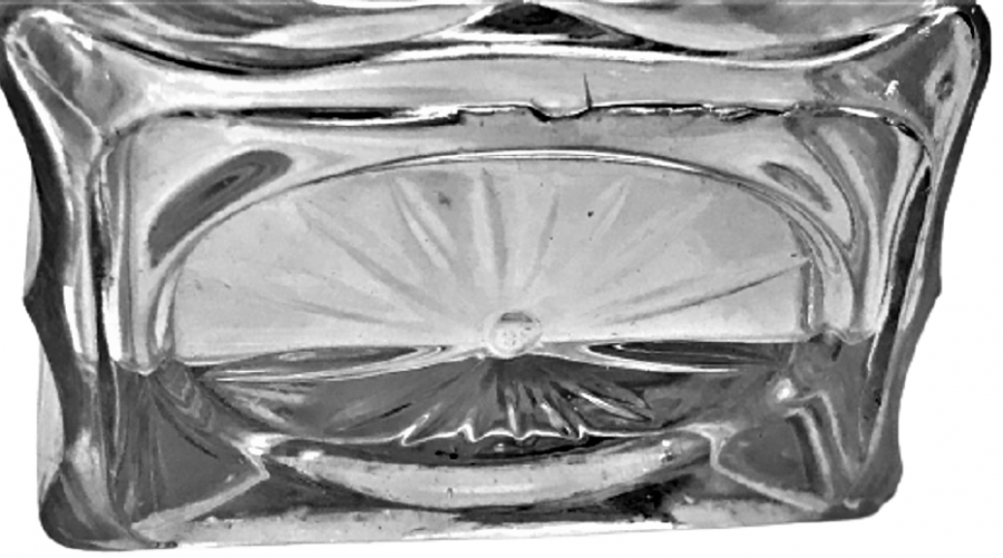 FRANSIZ 1950 TAŞIMA KULPLU MASA SERVİS BAHARATLIK CİFT KRİSTAL KABLI