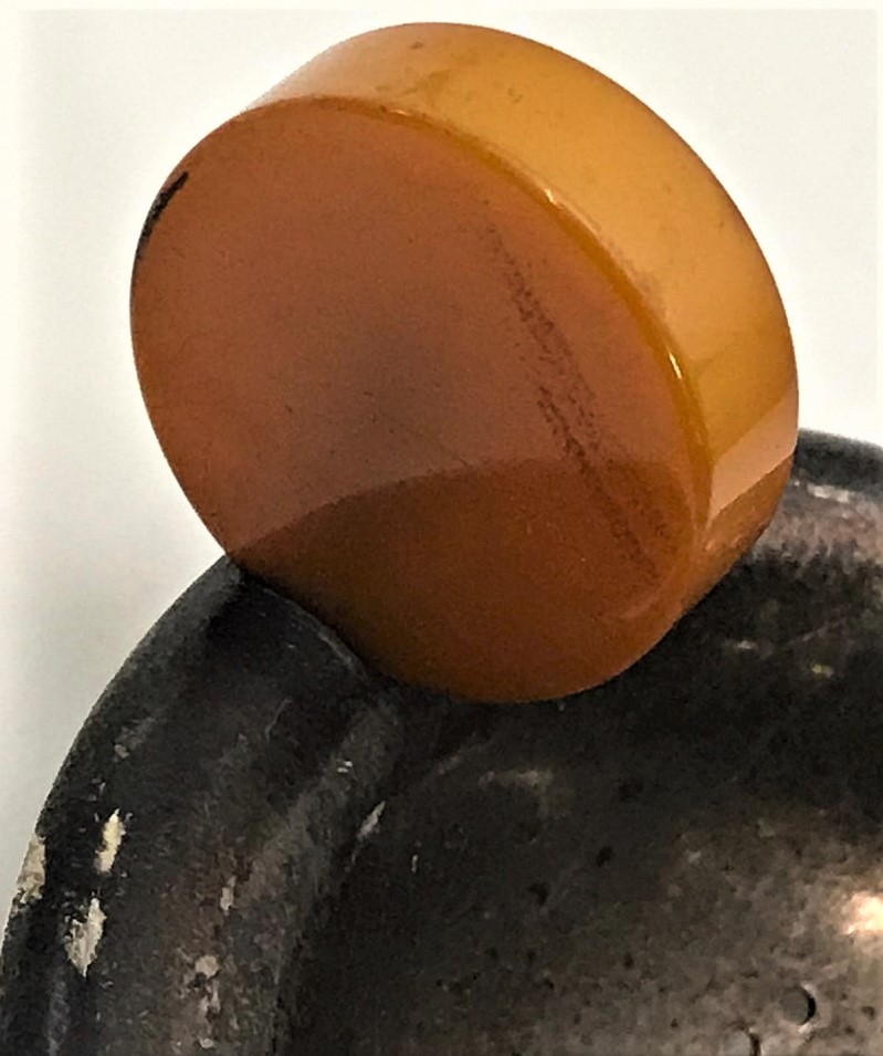 1940 İNGİLİZ KATALİN TUTMA YERLİ GÜMÜŞ DELİKLİ CAY SÜZGECİ 7 CM CAPINDADIR