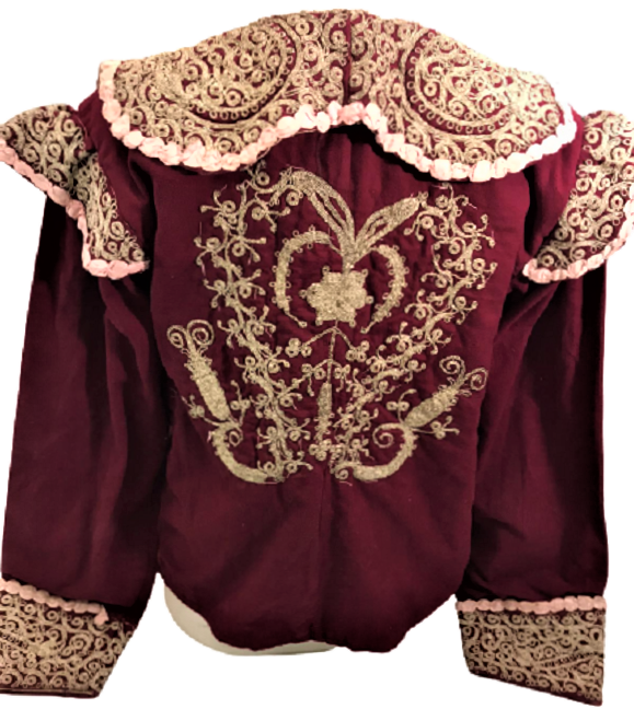 OSMANLI ÜZERİ KOLLAR OMUZLAR SIRT TARAFI KOMPLE EL İŞLEMELİ GELİN CEPKENİ