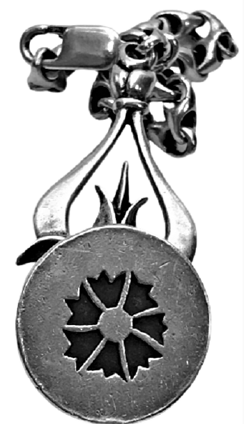 OSMANLI KOMPLE EL İŞCİLİKLİ ŞEFAHAT YILDIZLI OYNAR KUPLU  GÜMÜŞ MUHUR 