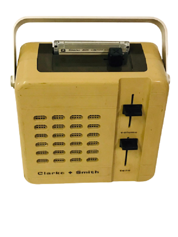 1970 KOLEKSİYON CLARKE+SMITH CASSETTE PLAYER TEYP KASET CALAR İNGİLİZ MALI SORUNSUZ 