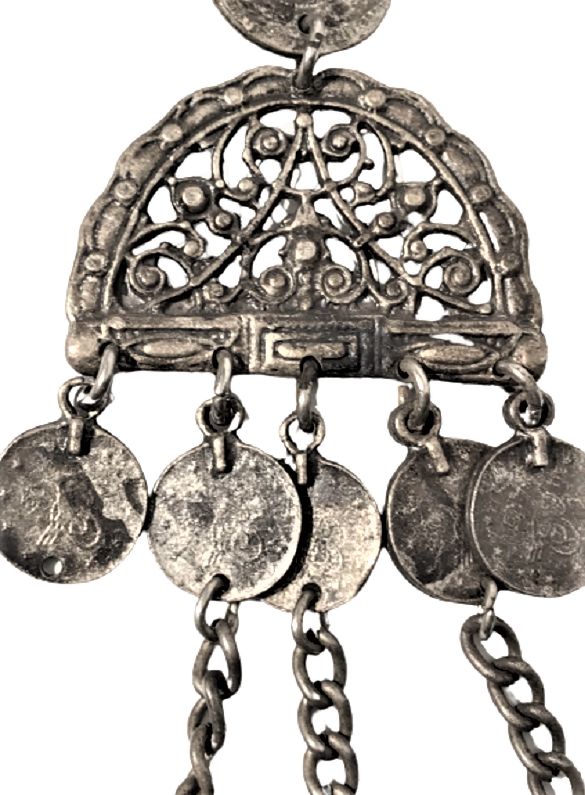 TÜRKMEN ÖZBEK GELİN DUVAK TEPELİGİ  BEREKET VE KISMET İCİN  ALIN TAKISI