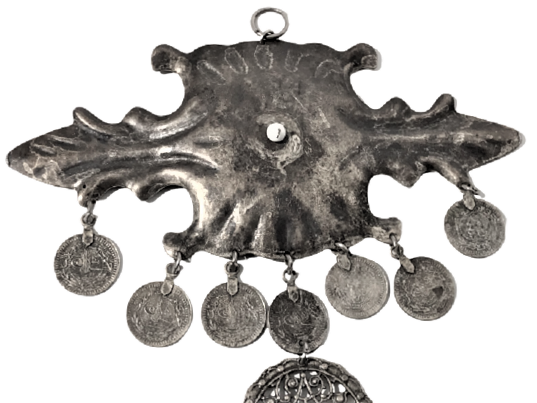 TÜRKMEN ÖZBEK GELİN DUVAK TEPELİGİ  BEREKET VE KISMET İCİN  ALIN TAKISI