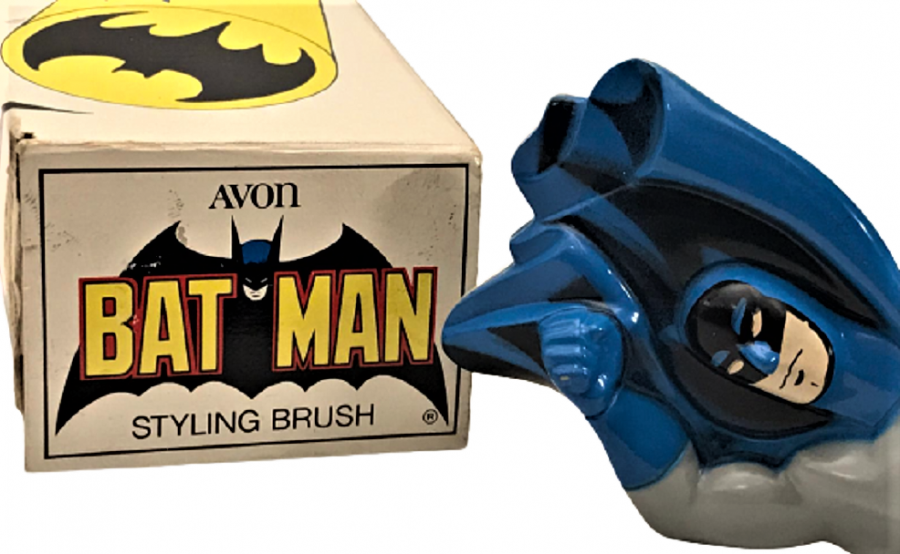 AVON BATMAN  STYLING BRUSH BROSSE A CHEVEUT SAC FIRCASI 