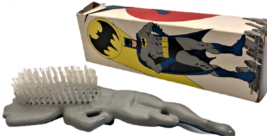 AVON BATMAN  STYLING BRUSH BROSSE A CHEVEUT SAC FIRCASI 