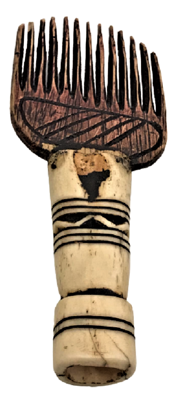 EL YAPIM KEMİK SAPLI AHŞAP TARAK 20 CM BOYUNDADIR