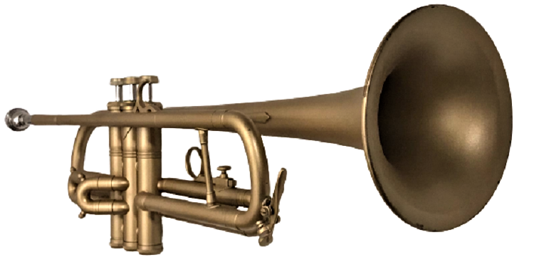 ORJİNAL KUTUSUNDA 1960  3 PİSTONLU 7C AGIZLIK ÜZERİ SERİ NUMARALI PREFESYONEL PİRİNC TROMPET 