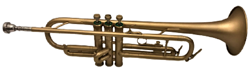 ORJİNAL KUTUSUNDA 1960  3 PİSTONLU 7C AGIZLIK ÜZERİ SERİ NUMARALI PREFESYONEL PİRİNC TROMPET 