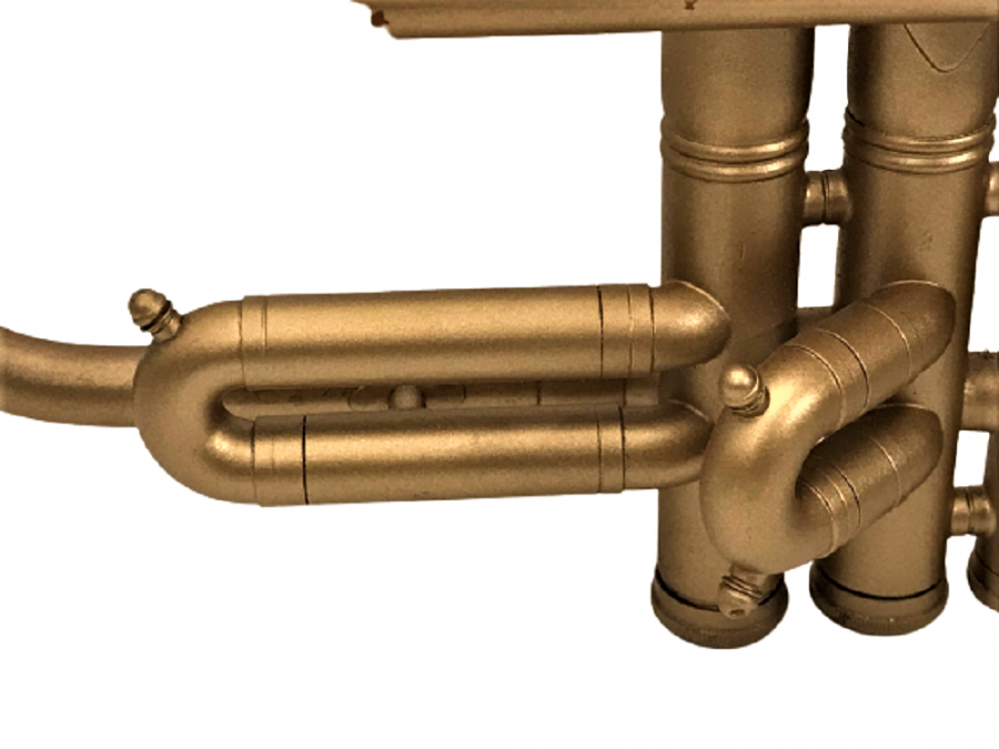 ORJİNAL KUTUSUNDA 1960  3 PİSTONLU 7C AGIZLIK ÜZERİ SERİ NUMARALI PREFESYONEL PİRİNC TROMPET 