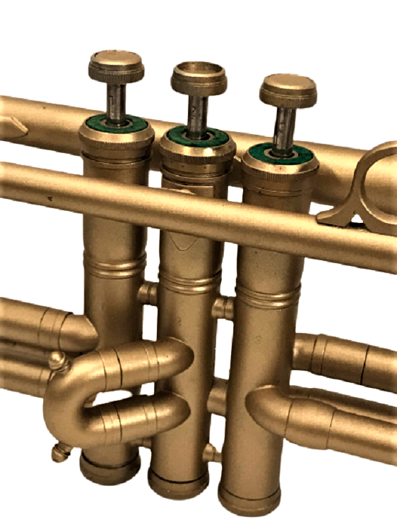 ORJİNAL KUTUSUNDA 1960  3 PİSTONLU 7C AGIZLIK ÜZERİ SERİ NUMARALI PREFESYONEL PİRİNC TROMPET 