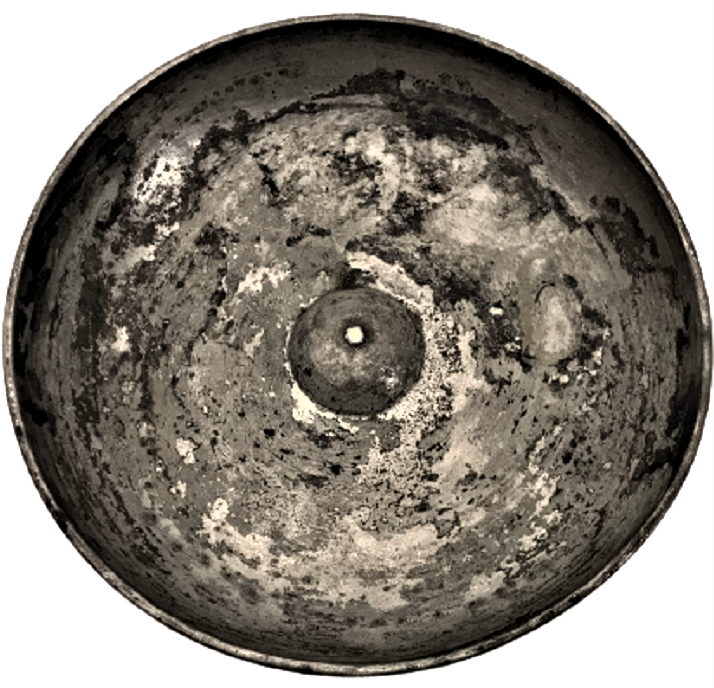 OSMANLI BRONZ EL DÖGME İÇERSİ KALAYLI OLDUKCA ETLİ HAMAM TASI