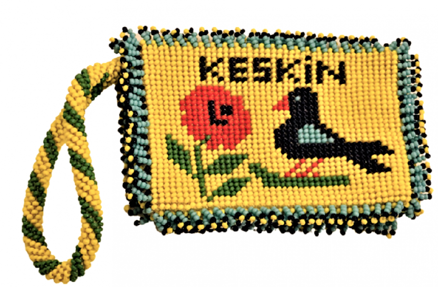 HAPİSHANE İŞİ BONCUK TAMAMI EL İŞİ OLAN BAYAN PARA CUZDAN I YAGMUR KESKİN HATIRASINA TAŞIMA KULPLU 