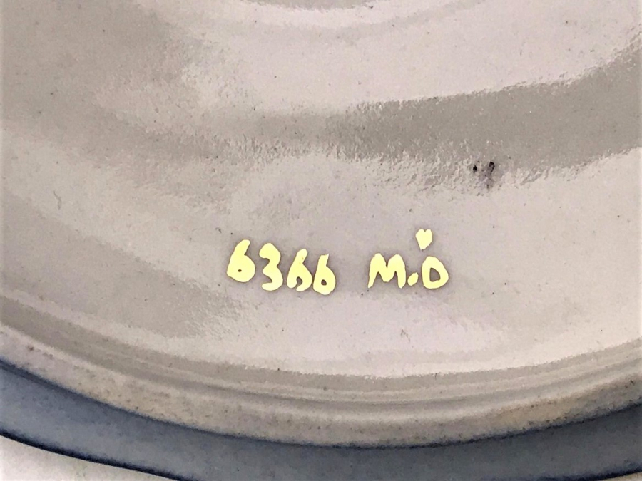 KOYU KOBALT RENK ÜZERİ CİCEKLİ EL YAPIM SÜMERBANK DAMGALI KAPAKLI PORSELEN SAHAN İKRAMLİK LOKUMLUK 