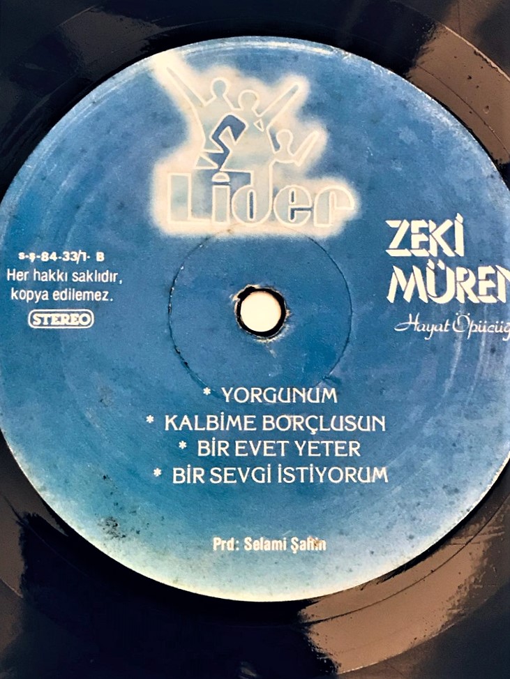 ZEKİ MÜREN HAYAT ÖPÜÇÜGÜ  LP - ORJİNAL 1984 DÖNEM BASKISIDIR ÇOK TEMİZ 