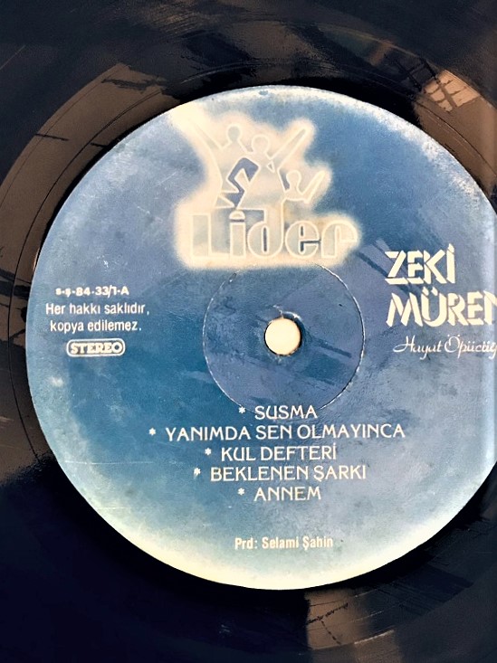 ZEKİ MÜREN HAYAT ÖPÜÇÜGÜ  LP - ORJİNAL 1984 DÖNEM BASKISIDIR ÇOK TEMİZ 