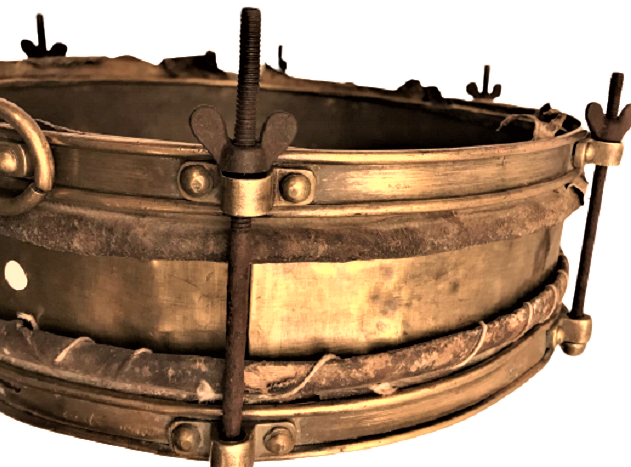 OSMANLI DÖNEMİ PİRİNC KASNAK KISMIDA YAZAN MUSİKA - İ HUMAYUN MEHTER BANDOSU TRAMPET