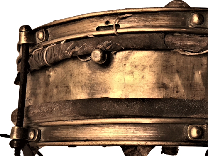 OSMANLI DÖNEMİ PİRİNC KASNAK KISMIDA YAZAN MUSİKA - İ HUMAYUN MEHTER BANDOSU TRAMPET