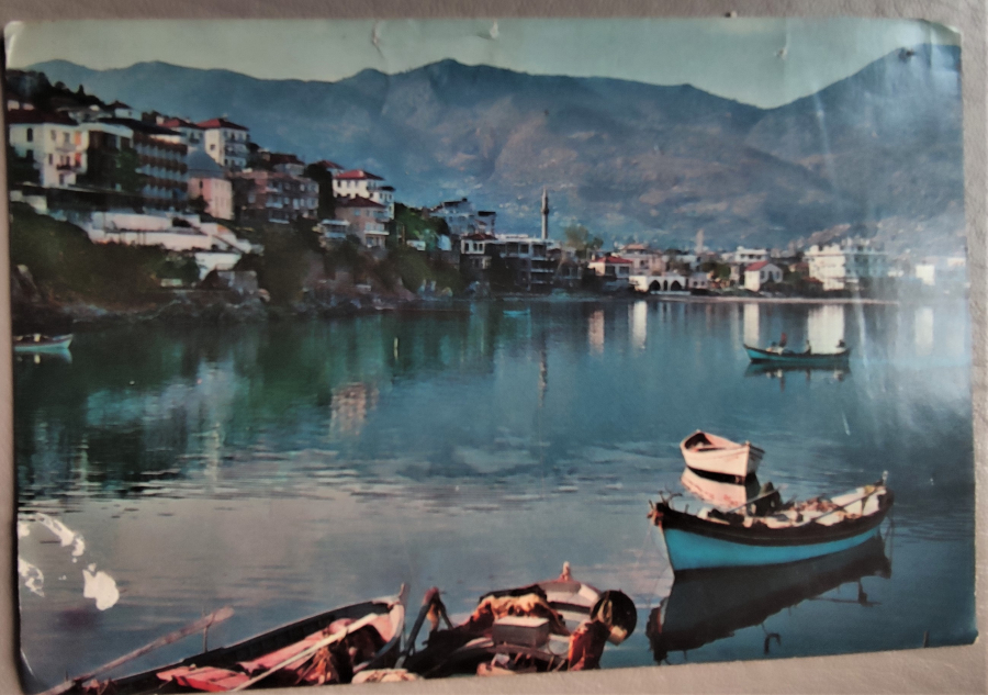 ALANYA NIN GÖRÜNÜŞÜ TÜRKEY ARKASI YAZILI KARTPOSTAL 