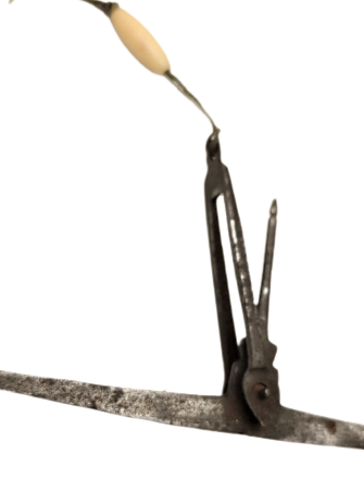 SÜLEYMANİYE YAPIM PİRİNC KEFELİ UFAK BOY EL TERAZİ VE AGIRLIKLARI KUTUSUNDA KEFE CAP 52 MM