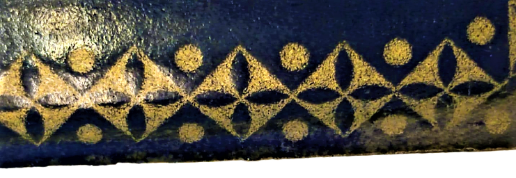  ANADOLU 16 NUMARA SOKAK KAPI NUMARASI LACİVERT EMAYE KENARLAR ALTIN YALDIZ DESENLİ BEYAZ YAZILI NUMARA