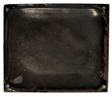  ANADOLU 16 NUMARA SOKAK KAPI NUMARASI LACİVERT EMAYE KENARLAR ALTIN YALDIZ DESENLİ BEYAZ YAZILI NUMARA