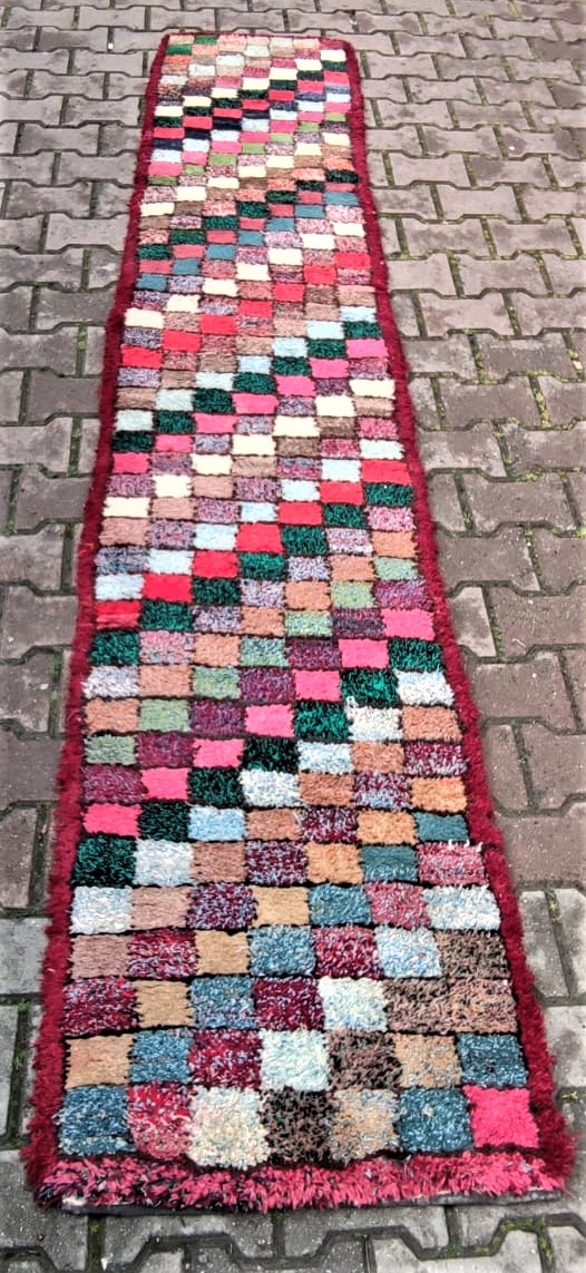 ISPARTA EL DOKUMA DAMA DESENLİ ZEKİ MÜREN TASARIMI DESENLİ YOLLUK HALI 