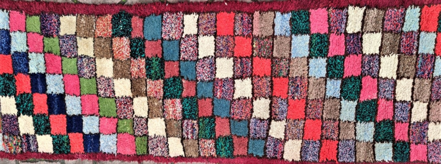 ISPARTA EL DOKUMA DAMA DESENLİ ZEKİ MÜREN TASARIMI DESENLİ YOLLUK HALI 