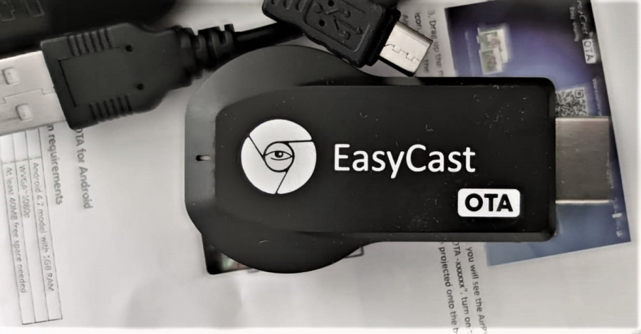 EASYCAST OTA WİFİ DİSPLAY KABLOSUZ GÖRÜNTÜ AKTARIM KİTİ HDMI ORJINAL KUTUSUNDA 