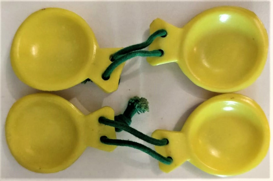 ORJİNAL İSPANYOL FLAMENKO RİTİM ALETİ KASTANYET SERT BAKALİTDEN