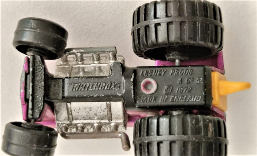 MATCHBOX NO 25 MOD TRACTOR LESNEY PRODS 1972  MADEIN ENGLAND