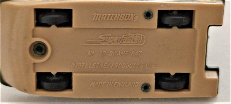 MATCHBOX NO 30  SWAMP RATS MOD SUPERFAST 1976 LESNEY PRODUCTS  MADEIN ENGLAND 