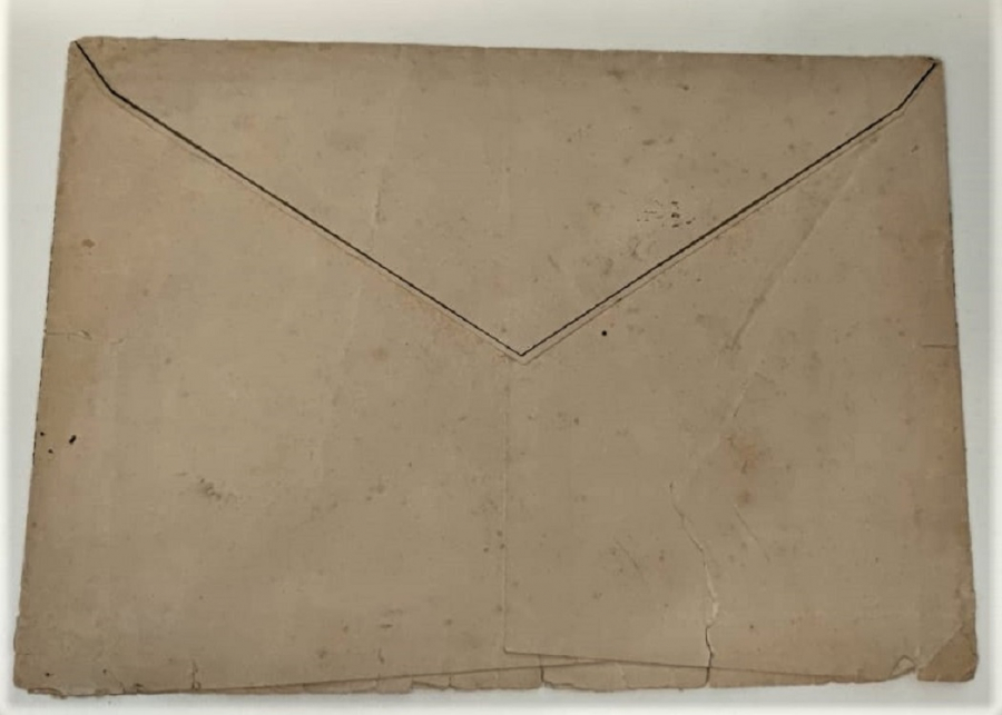 OSMANLI NIŞANI  BERAT ZARF ÜZERİ OSMANLICA YAZILARAK KULLANILMIŞDIR 