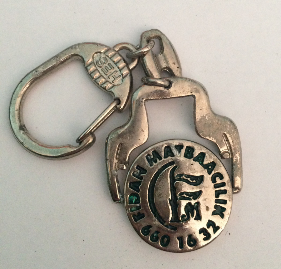 FİDAN KAĞITÇILIK TEMALI METAL ANAHTARLIK