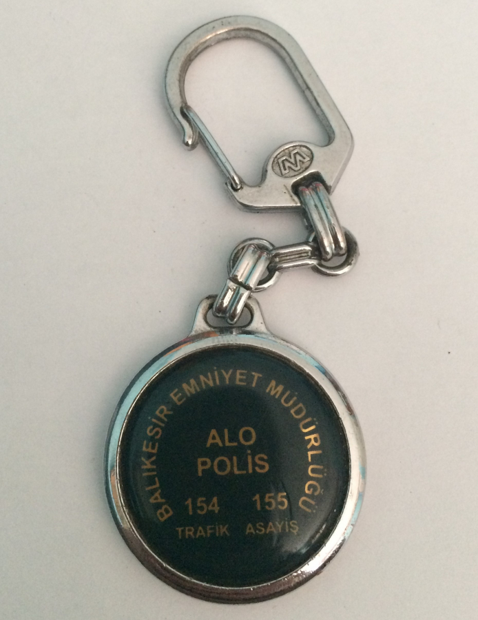 BALIKESİR EMNİYET MÜDÜRLÜĞÜ POLİS TEMALI ANAHTARLIK