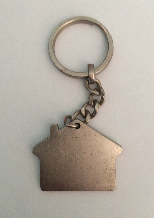 DENİZBANK EV ŞEKLİNDE METAL ANAHTARLIK