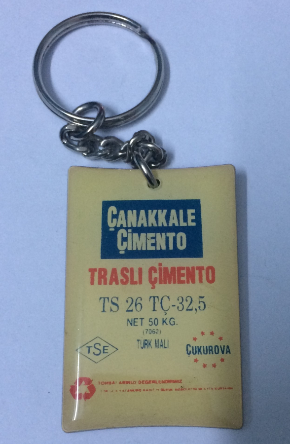 ÇANAKKALE ÇİMENTO TEMALI ANAHTARLIK