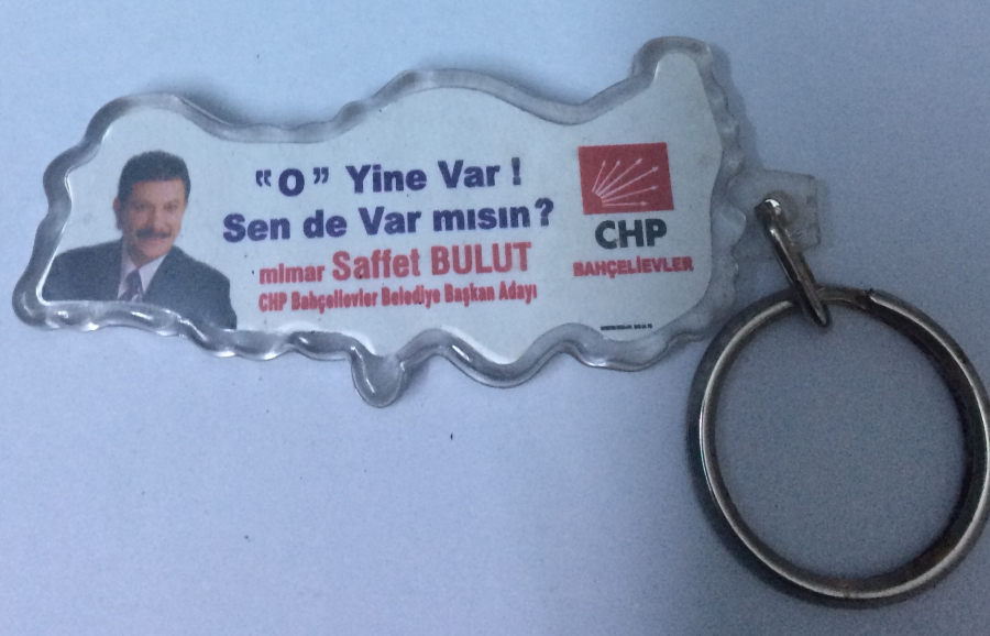 CHP BAHÇELİEVLER SAFFET BULUT TEMALI ANAHTARLIK