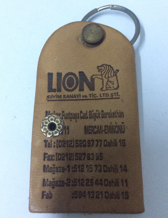 LİON GİYİM SAN VE TİC. TEMALI ANAHTARLIK