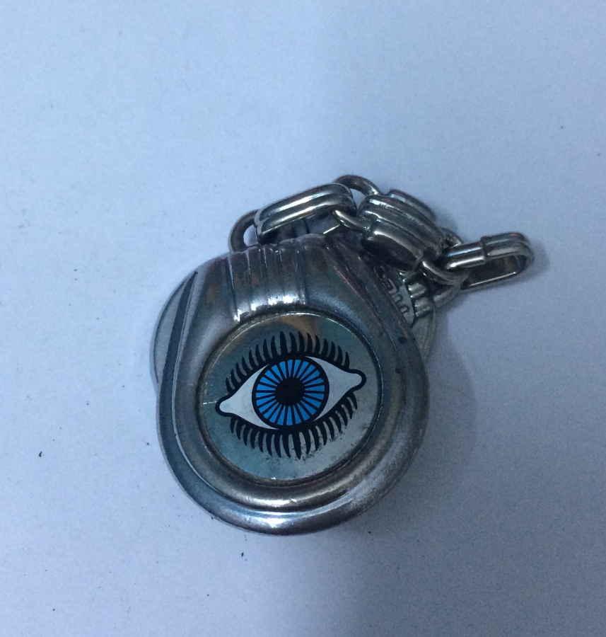 MAVİ GÖZ TEMALI METAL ANAHTARLIK