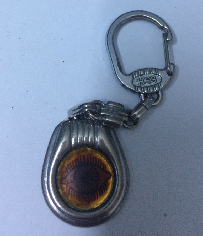 MAVİ GÖZ TEMALI METAL ANAHTARLIK