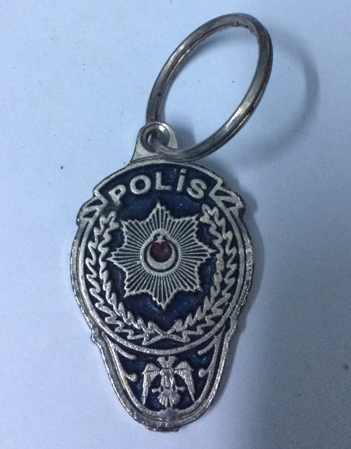 POLİS ARMALI METAL ANAHTARLIK