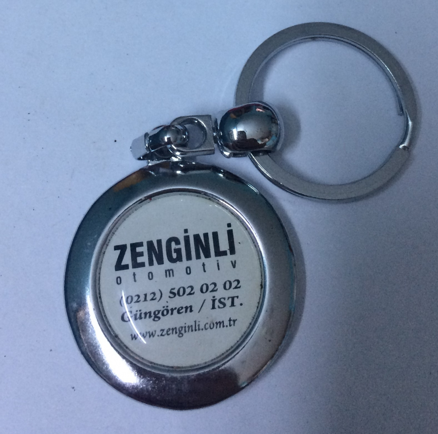 RENAULT 2008 ZENGİNLİ TEMALI YUVARLAK ANAHTARLIK