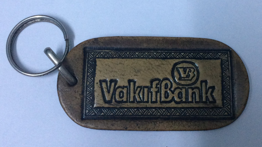 VAKIFBANK TEMALI DERİ GÖRÜNÜMDE ANAHTARLIK