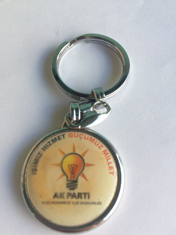 AK PARTİ AZİZ YENİAY KÜCÜK CEKMECE BAŞKAN ADAYI TEMALI ANAHTARLIK