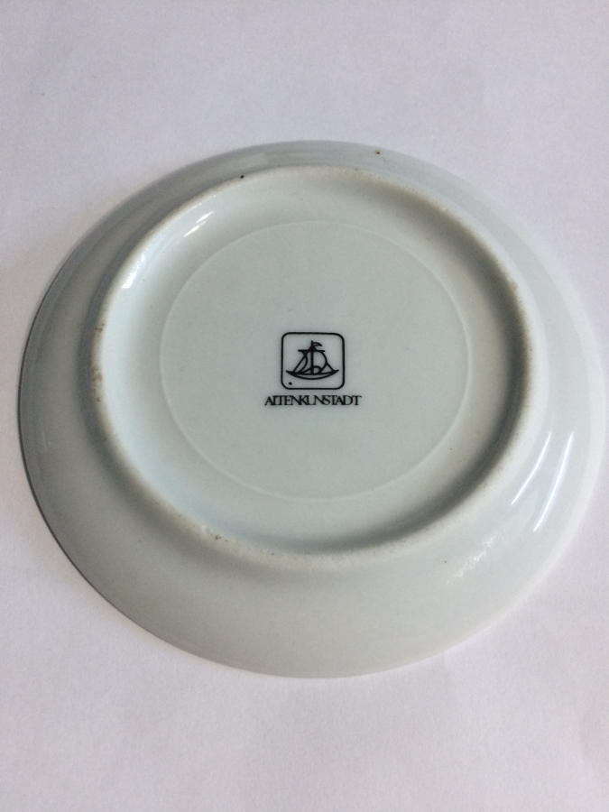 DİE STATT EULBA TEMALI KÜÇÜK PORSELEN TABAK 