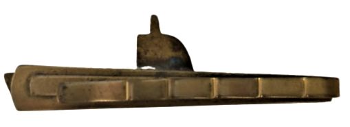 T.C YAVUZ DENİZ ALTI GÖRSELİ ALTIN KAPLAMA PİRİNC KRAVAT İGNESİ 