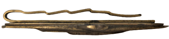 T.C YAVUZ DENİZ ALTI GÖRSELİ ALTIN KAPLAMA PİRİNC KRAVAT İGNESİ 