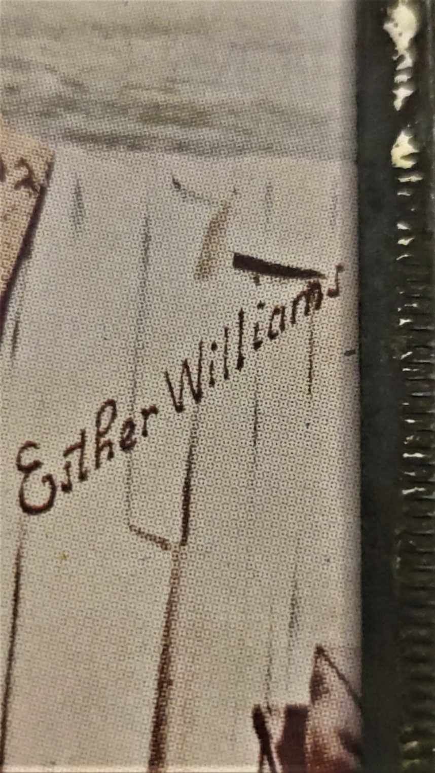 1940 AMERİKALI OYUNCU  ESTHER WİLLİAMS RESİMLİ CEP AYNASI TENEKE CERCEVE