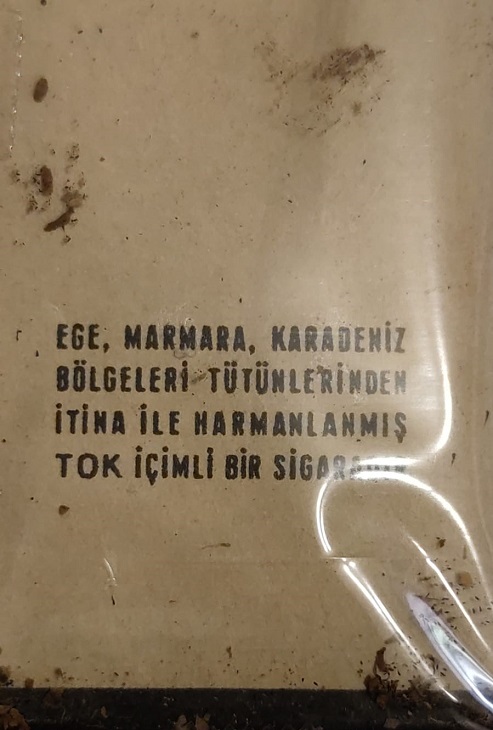 1950 YILIN İMALATI KOLEKSİYONLUK TEKEL YERLİ ÜRETİM BİRİNCİ 20 YUVARLAK SİGARA  ACILMAMIŞ  DOLU PAKET 